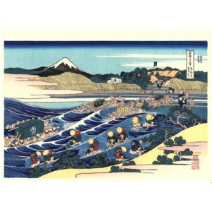 Japonism Ukiyoe Hokusai Tama River Musashi