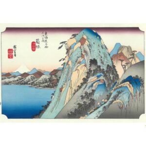 Japonism Ukiyoe Lake Hakone 53 Stations Tokaido
