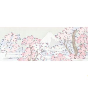 Japonism Ukiyoe Mount Fuji Cherry Blossom
