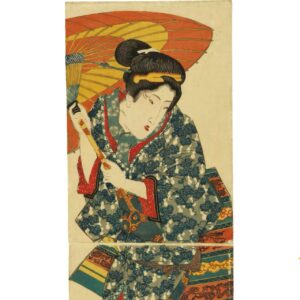Kakemono e Of Beauty With An Umbrella02