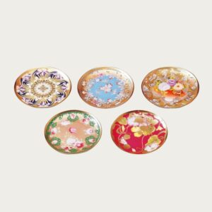 Pece Flower Collection Cake Plate Assort Set01