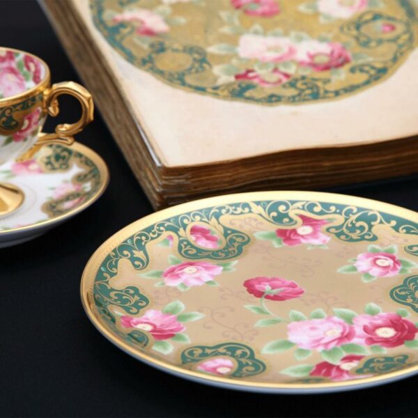 Pece Flower Collection Cake Plate Assort Set07