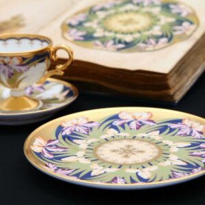 Pece Flower Collection Cake Plate Assort Set11