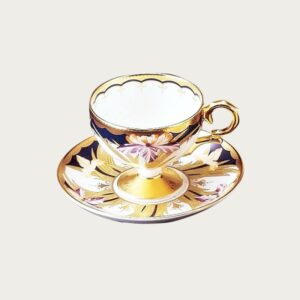 Pece Flower Collection Cup and Saucer Iris01