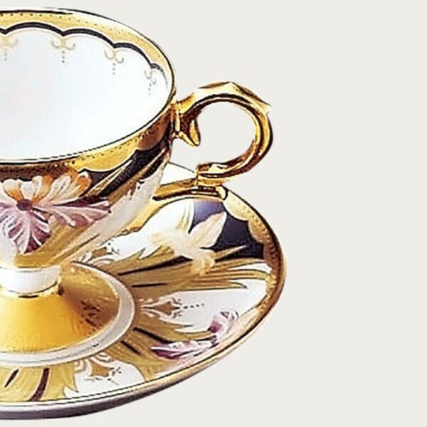 Pece Flower Collection Cup and Saucer Iris03