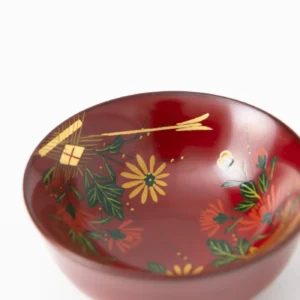 RED CHRYSANTHEMUM GUINOMI SAKE CUP02