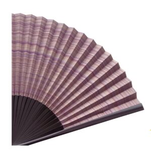 Shikebiki fan, double sided, purple [Reprinted in Japanese lacquer02