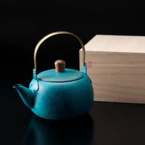 Teapot Orien Blue Artisan04