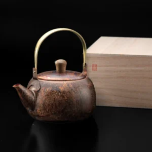 Teapot Orien Copper Red Artisan02