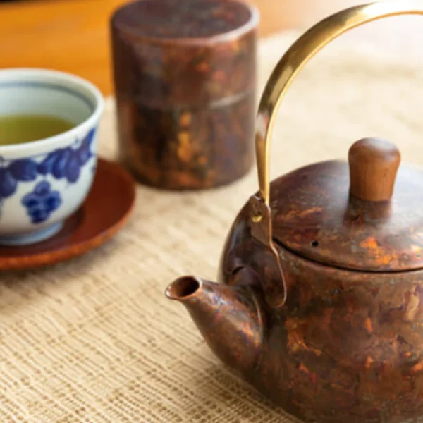 Teapot Orien Copper Red Artisan03