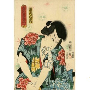 Ukiyoe Kunichika Shiranami Jiroyoshi Kuzo