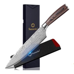 Premium Japan Cooking Sunnecko Chef's Knife, 8.0 inches
