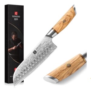 Premium Japan Cooking knife XINZUO 18.2cm Santoku