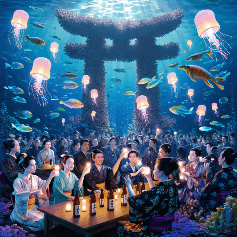Matsuri Sake – An Underwater Festival of Japanese Tradition | Sakura Japan