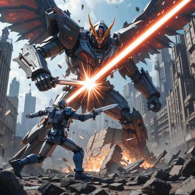 Evangelion Unit-01 vs. Gundam RX-78