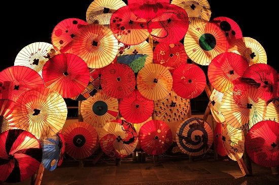 Wagasa Elegance — Kyoto Maiko, Geiko & Sake under the Lantern Light