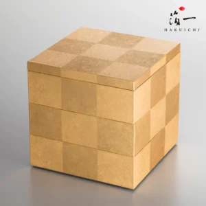 Gold Jubako Multitiered Box